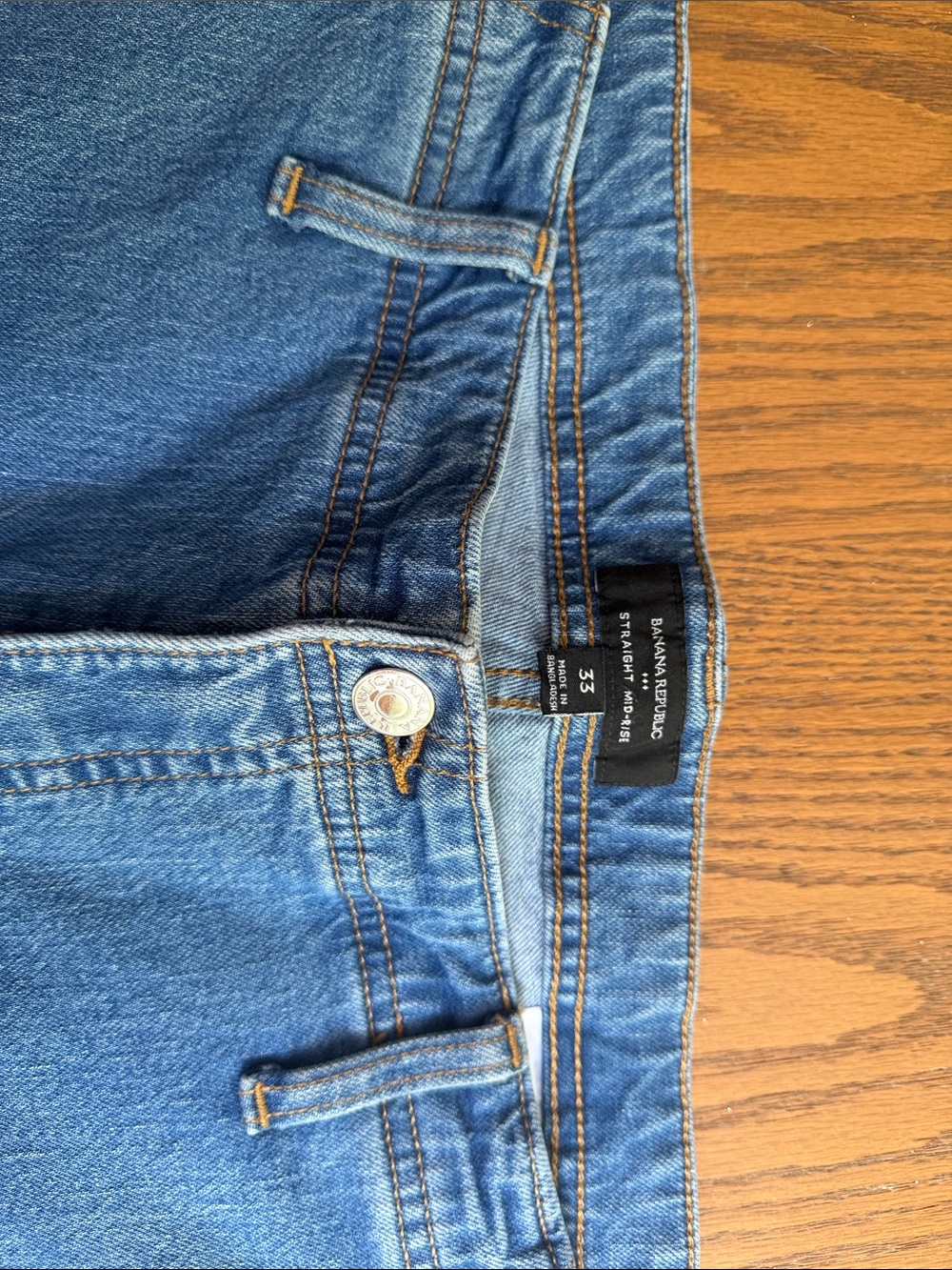 Banana Republic wide leg jeans size 33 - Picture 2 of 4